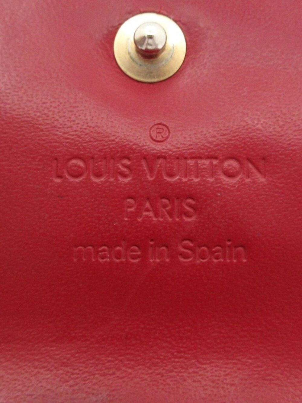 LOUIS VUITTON Multicles 4 M91542 Rouge Fauviste Monogram Vernis - CA1088 - Picture 5 of 7
